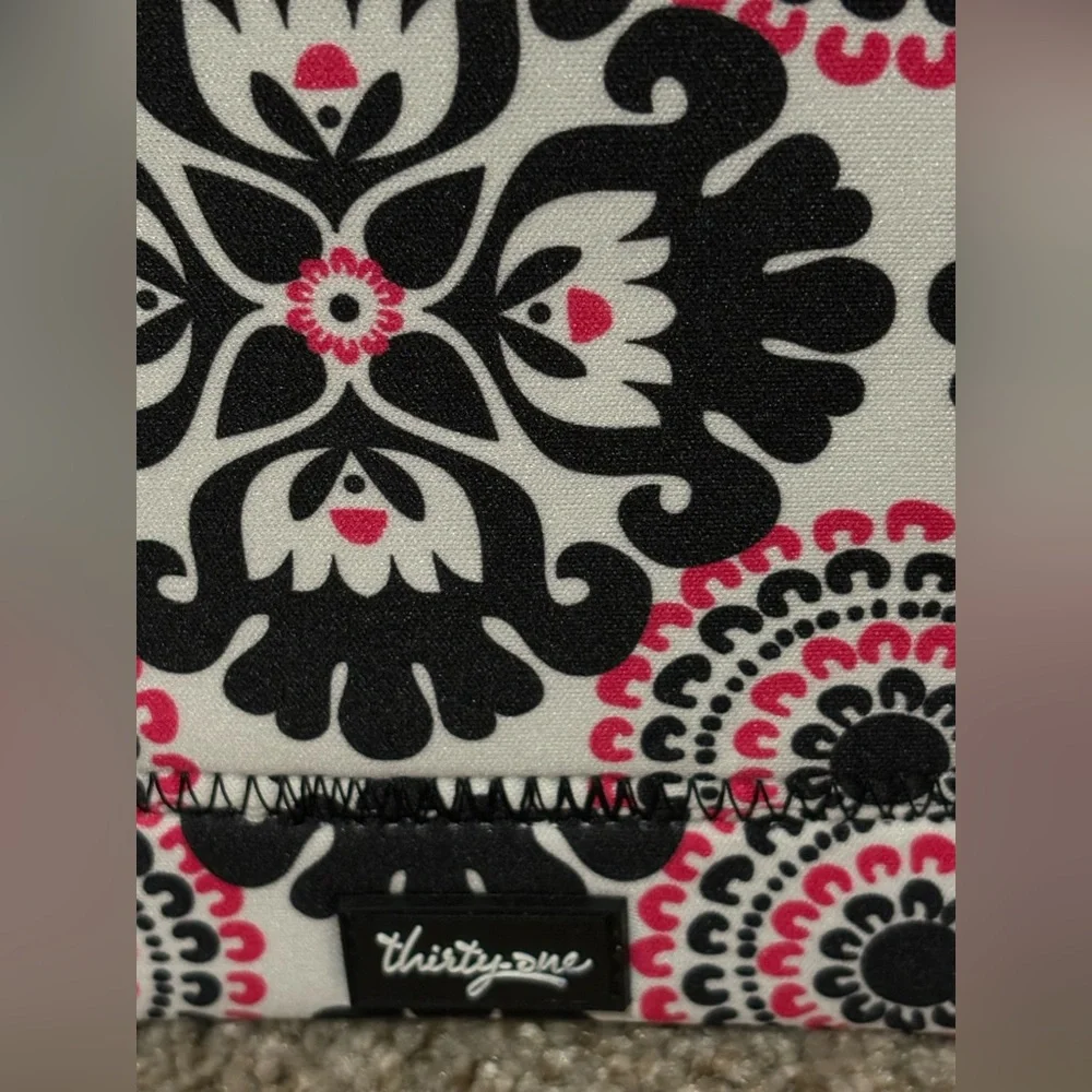 Black and White Patterned iPad Sleeve
